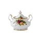preview thumbnail 3 of 6, Royal Albert Old Country Roses Teapot, Sugar, Creamer, 3 Piece Set