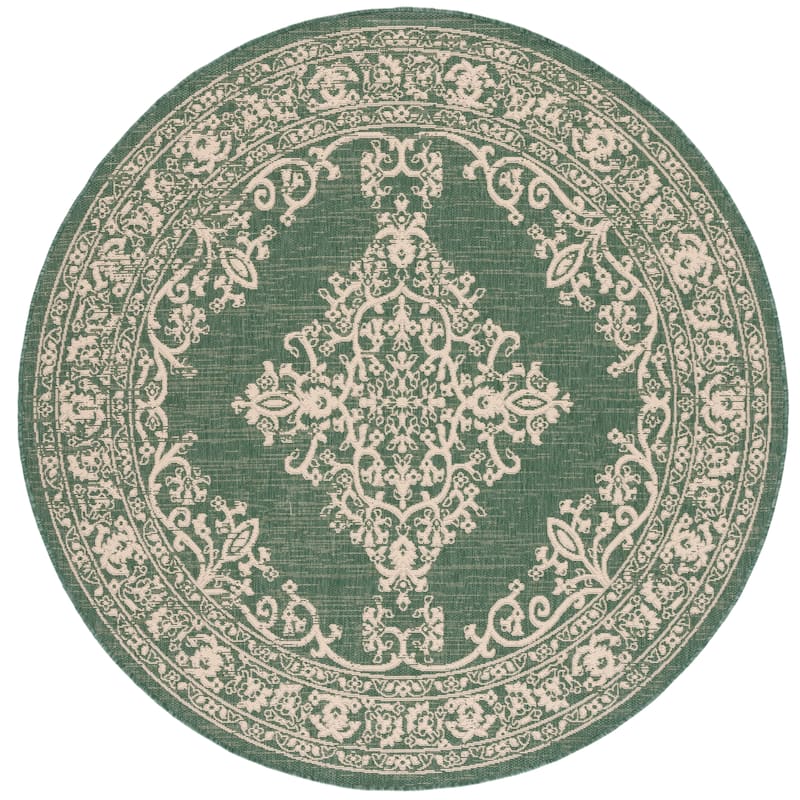 SAFAVIEH Courtyard Syung Indoor/ Outdoor Waterproof Backyard Patio Rug