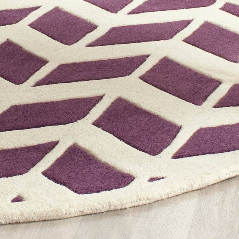 SAFAVIEH Handmade Chatham Aloyse Modern Wool Rug