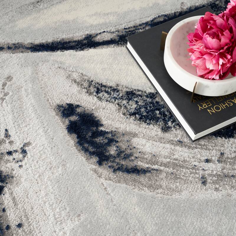 Inspire Me! Home Décor Brushstrokes Indoor only Abstract Area Rug