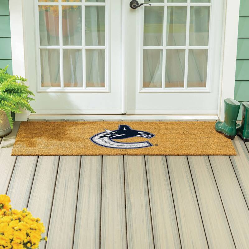 Vancouver Canucks Full Color Indoor/Outdoor Coir Mat
