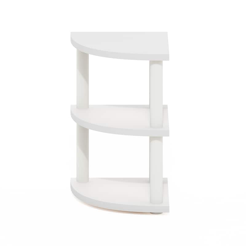 Furinno Turn-N-Tube 3-Tier Corner Countertop Organizer Shelf