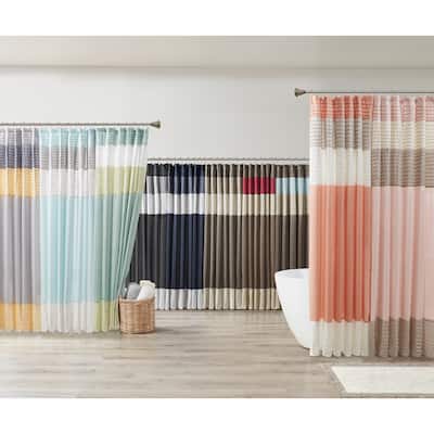 Copper Grove Kiston Polyester Shower Curtain