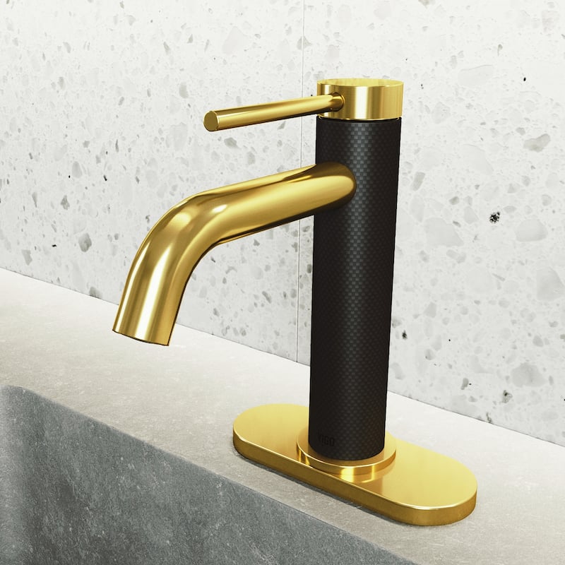 VIGO Madison 8" H Single Handle Single Hole Bathroom Faucet