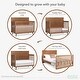 preview thumbnail 5 of 5, Evolur Stilnovo Mid Century 4-in-1 Convertible Crib