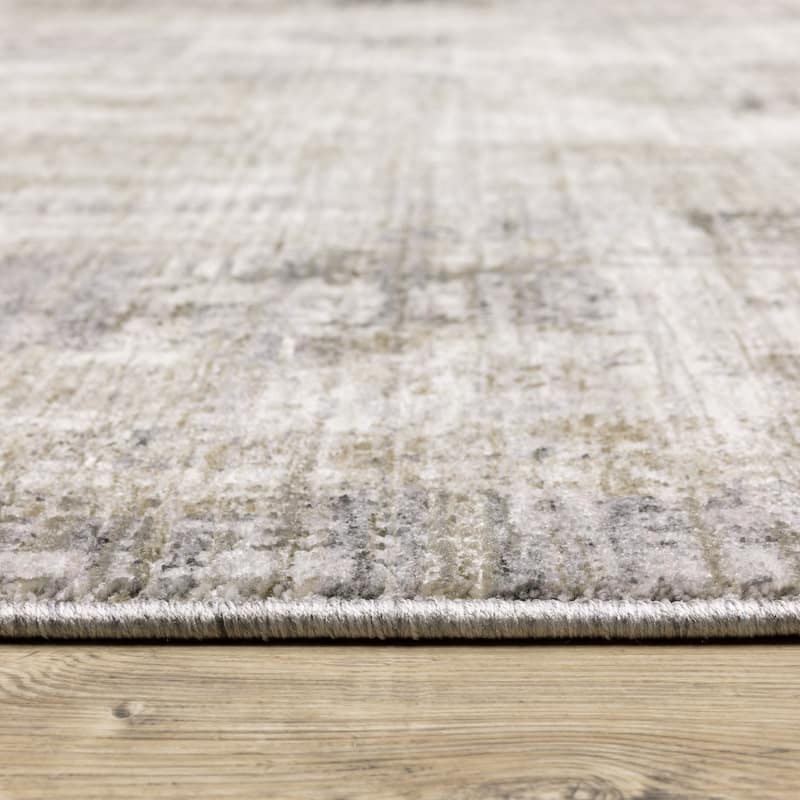 Style Haven Nelson Abstract Etchings Grey/ Beige Indoor Area Rug