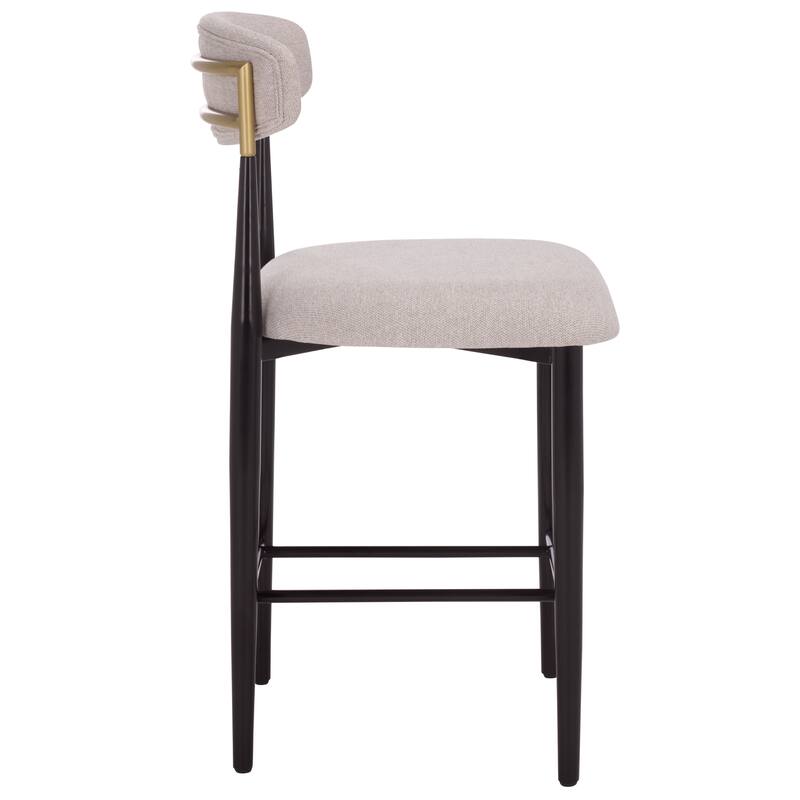 SAFAVIEH Home Covelle Counter Stool (Set of 2) - 20"W x 21"D x 37"H