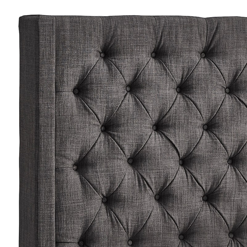 Naples Button-tufted Wingback Headboard only by iNSPIRE Q Artisan