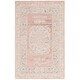 preview thumbnail 2 of 13, SAFAVIEH Handmade Savonnerie Radolija Traditional Wool Rug 4' x 6' - Pink/Beige - Rectangle