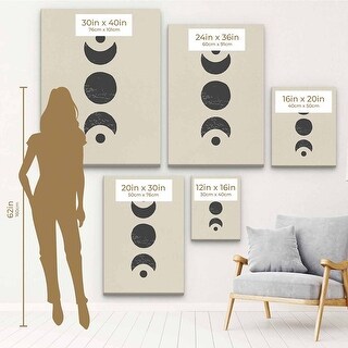 Black Moon Wall Art Canvas 214a - Bed Bath & Beyond - 39944507