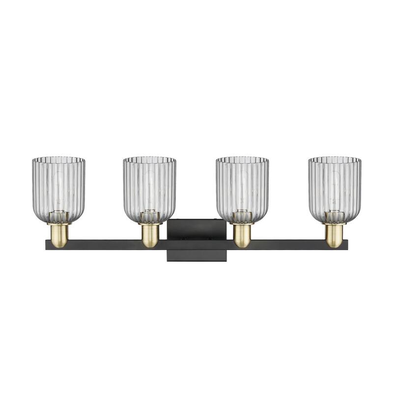Innovations Lighting Downtown Urban - Bridal Veil - 4 Light 32" Bath Vanity Light