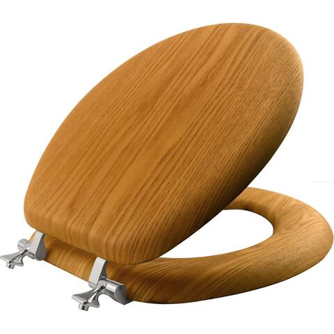 Bemis Wood Round Toilet Seat - 14.88" x 2.35" x 18.82"