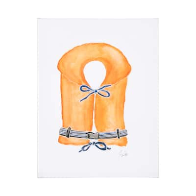 Lifejacket II (27 x 36) Canvas Art Print
