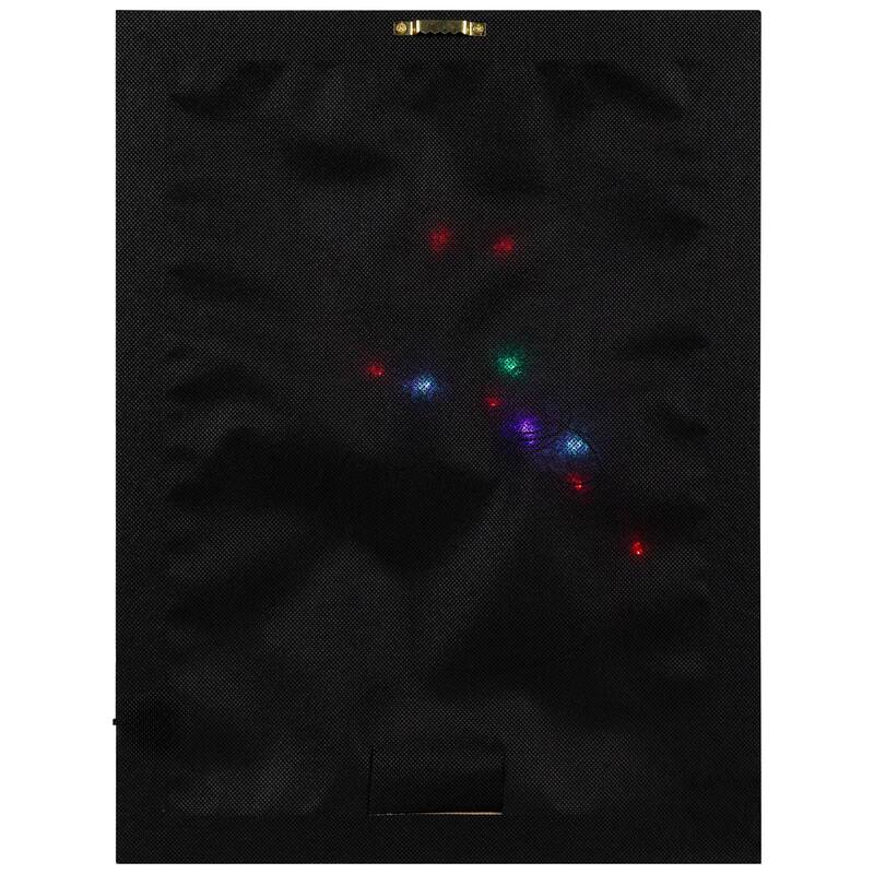 LED SnowmanBird Friends Christmas Canvas Wall Art 15.75" x 11.75"