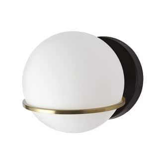 Wall Sconce Lighting 1 Light Modern Farmhouse Matte Black Brass Finish - 7