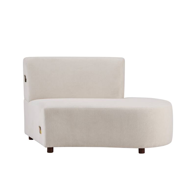 Christopher Knight Home - Luna Modern Upholstered Curved Sofa with Modular Design