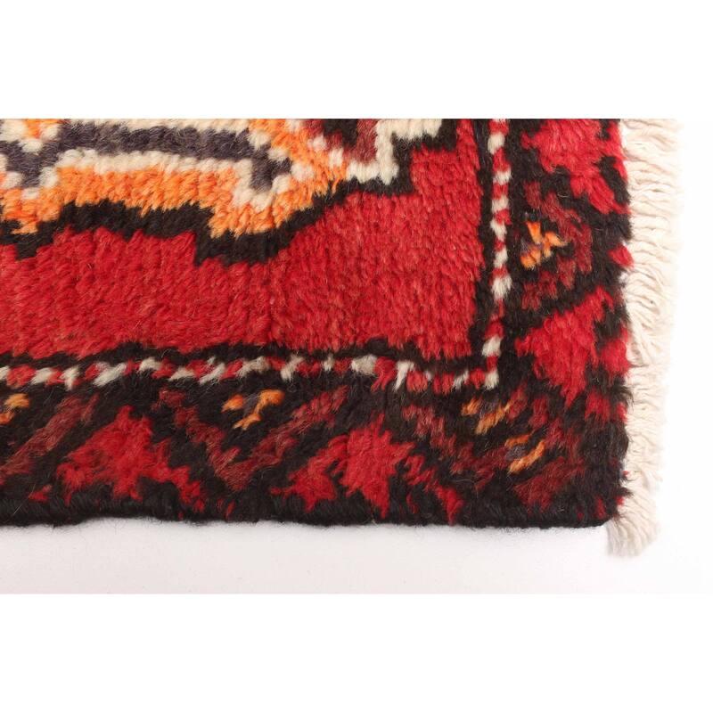 ECARPETGALLERY Hand-knotted Andelz Red Wool Rug - 4'0 x 6'7