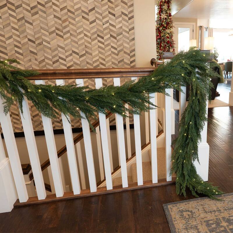 9 ft. Pre-Lit LED Garland - Cypress - 108