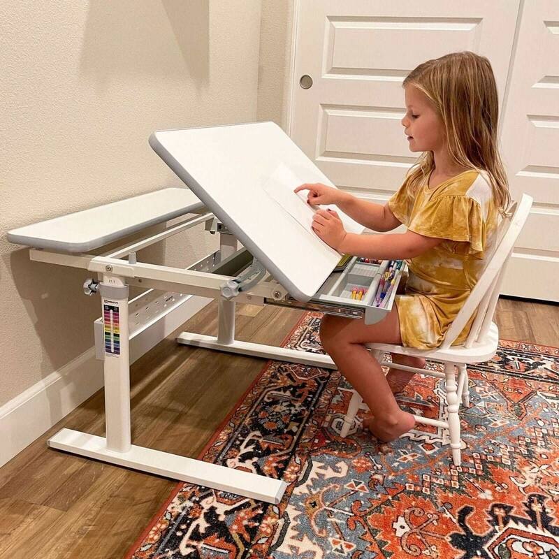 Mount-It! Height Adjustable Kid's Desk for Children K-12