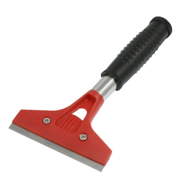 8" Long Cleaning Tool Stainless Steel Blade Cleaner Dirt Scraper Red