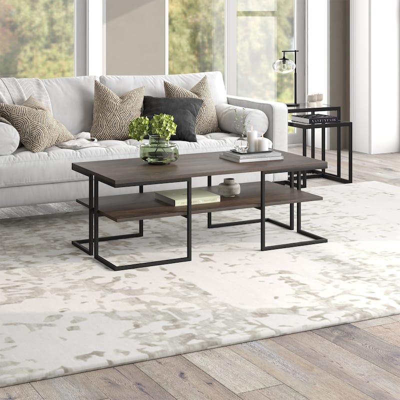 Pike 45" Wide Rectangular Coffee Table