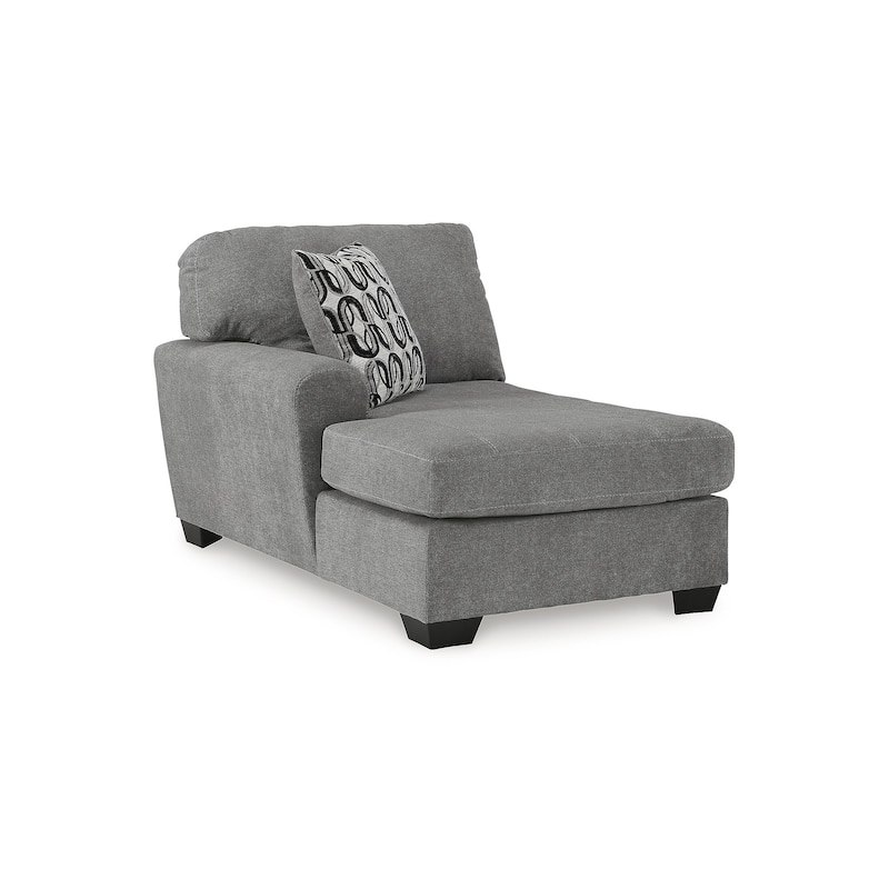 Signature Design by Ashley Birkdale Court Gray 3-Piece Sectional - 138" W x 64" D x 38" H