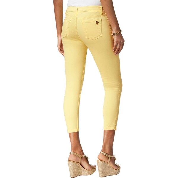 michael kors jeans womens yellow