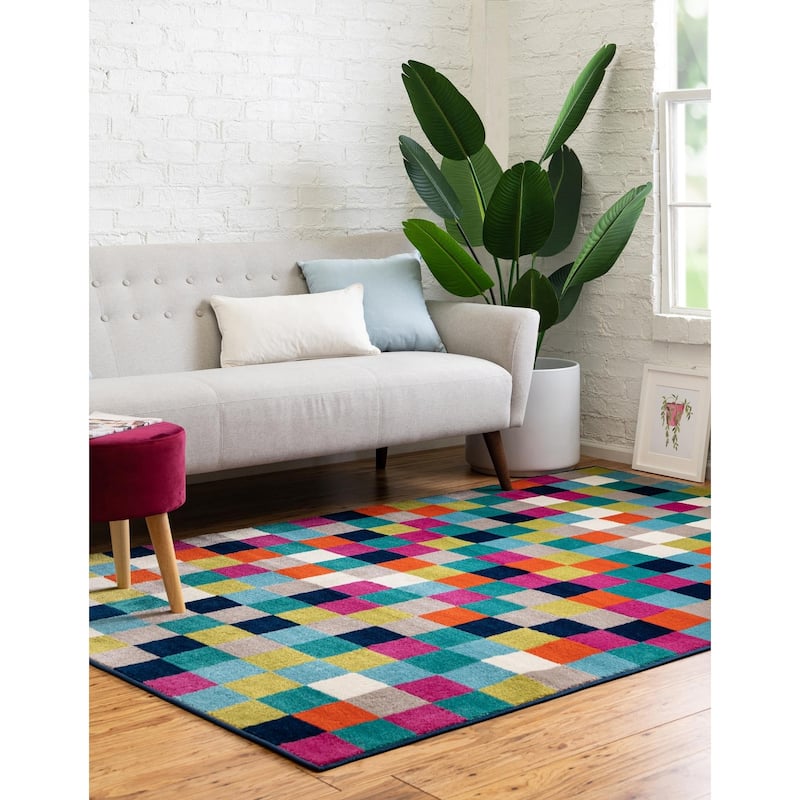 Contemporary Chorisia Collection Area Rug