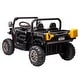 preview thumbnail 73 of 95, Electric 24V Ride-On Dump Truck for Kids, 2 Seater with Remote Control, Non-Slip Tires, and Storage Space