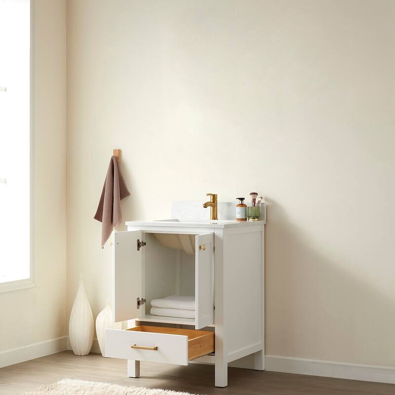 Miseno MV785024-NM Shannon 24" Free Standing Single Basin Vanity Set