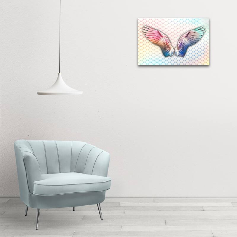 Matashi 5D Multi-Dimensional Wall Art - Custom Made Angel Wings Wall Art Print