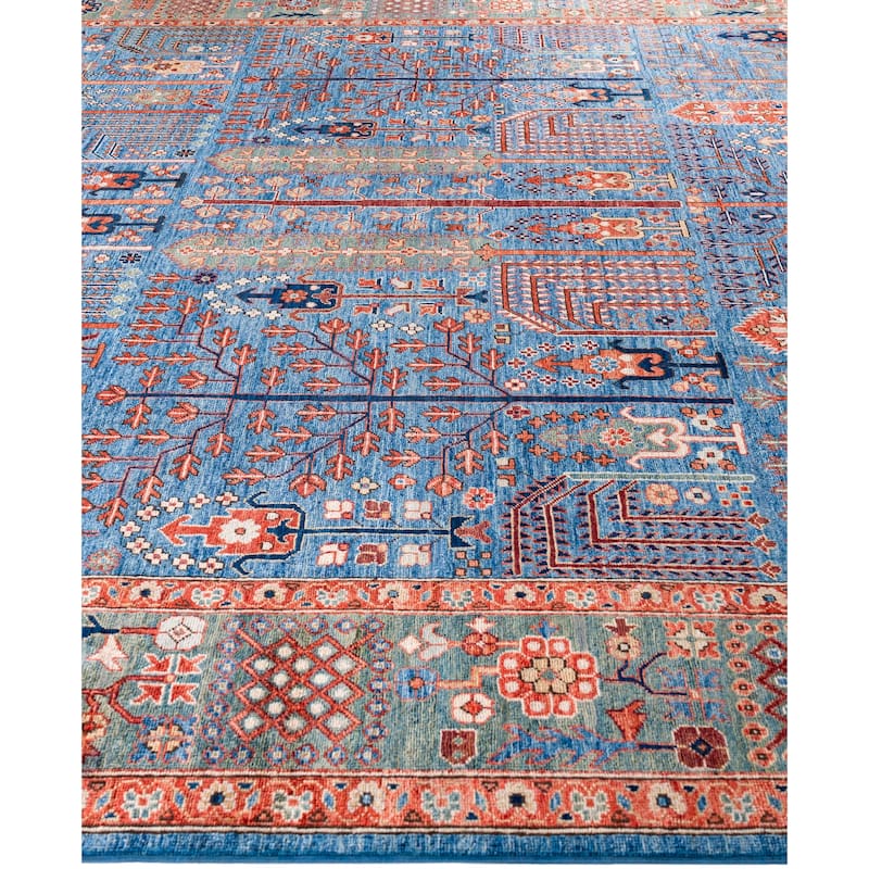 Serapi One-of-a-Kind Hand-Knotted Area Rug - Blue - 9' 3" x 11' 10"