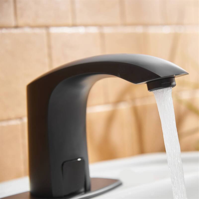 Touchless Bathroom Sink Faucet Automatic Sensor Single Hole Modern Bathroom Vanity Basin Faucets Smart Mixer Taps With Valve