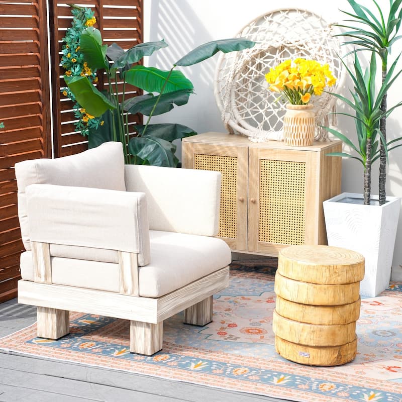3-piece Aluminum Patio Sofa Set with Coffee Table