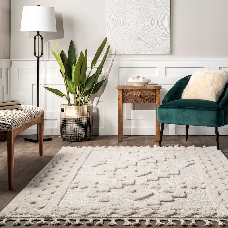 Nuloom Janece Casual Striped Jute Area Rug