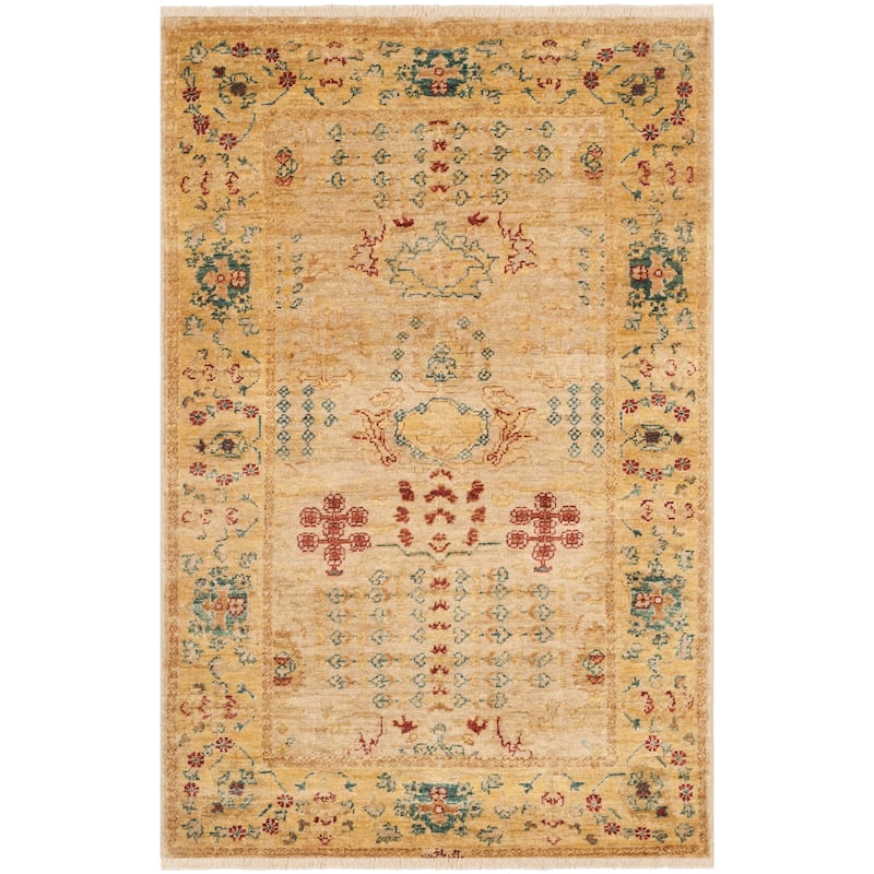 SAFAVIEH Couture Hand-knotted Peshawar Itsuki Traditional Oriental Vegetable Dye