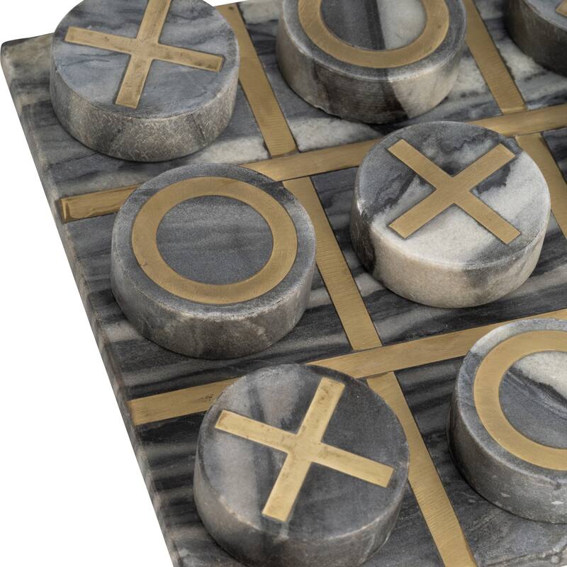 Sagebrook Home Contemporary Tic Tac Toe Game Board