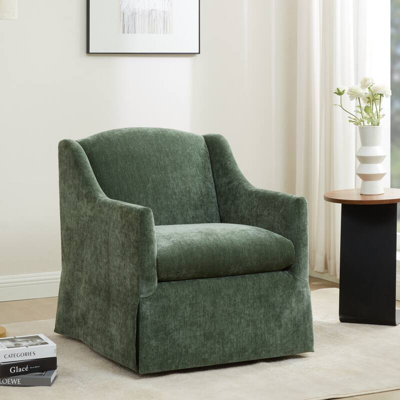 Londyn Skirted Swivel Accent Chair by Greyson Living