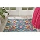 preview thumbnail 102 of 178, Nourison Passion Boho French Country Floral Area Rug. 1'10" x 2'10" - Denim - Runner