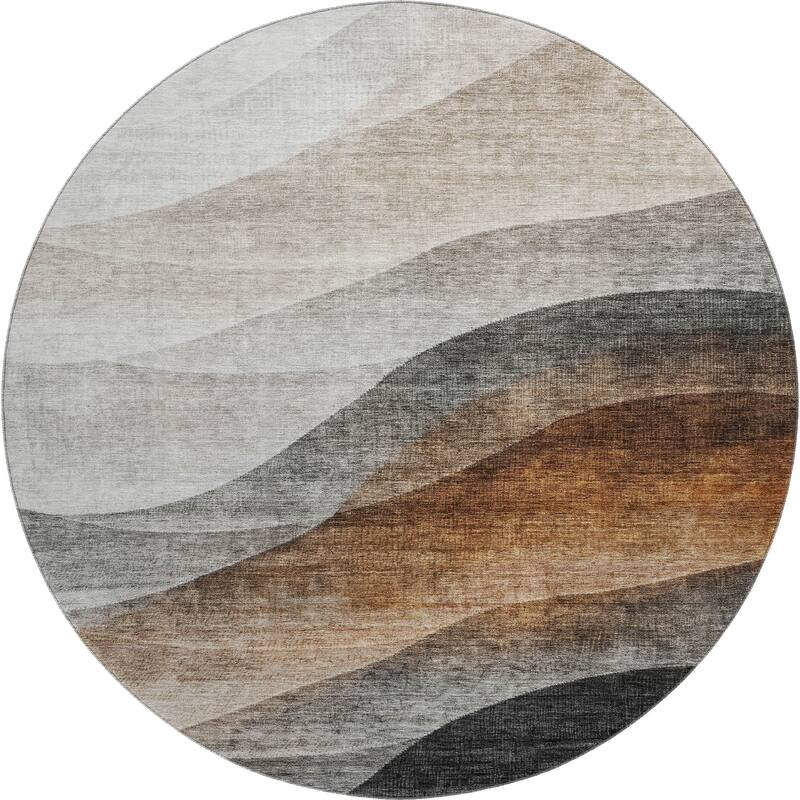 Premium Washable Super Soft Modern Waves Mayfield Rug