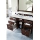 preview thumbnail 15 of 25, James Martin Vanities Brittany 60" Single Vanity, Burnished Mahogany