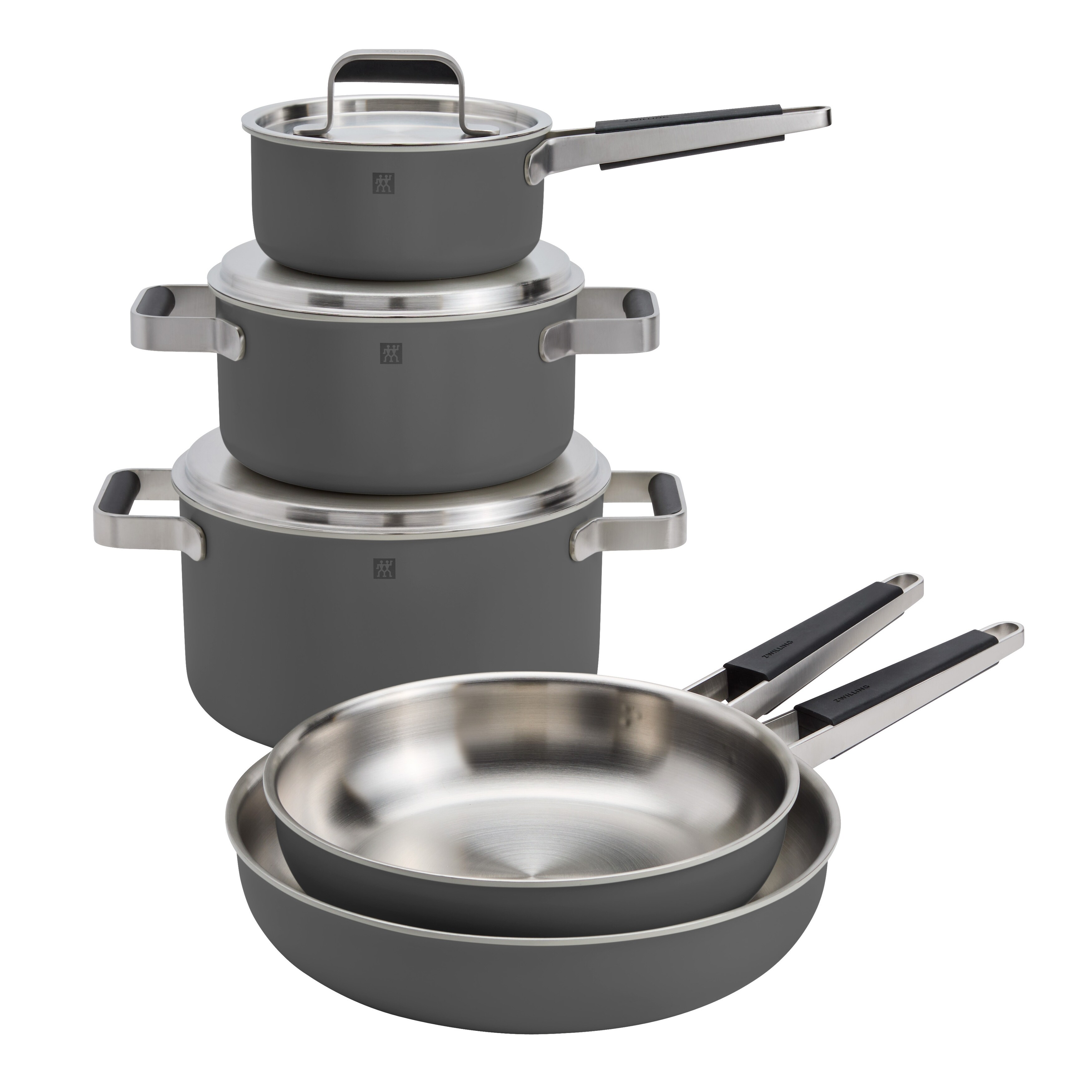 ZWILLING Pure 8-pc Stainless Steel Cookware Set - Overstock - 41803412