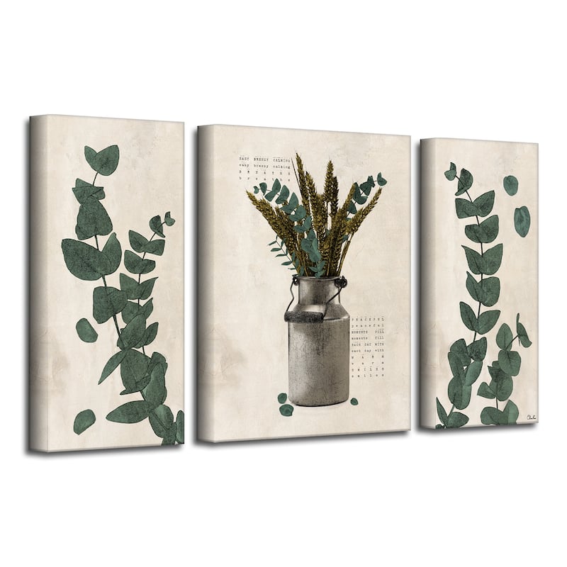 Olivia Rose 'Poetic Flora Set VI' Canvas Wall Art Set