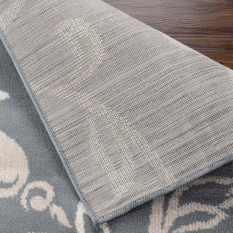 Superior Floral Vine Modern Indoor Area Rug or Runner