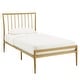 preview thumbnail 3 of 8, Parkcrest Gold Finish Metal Twin Bed by iNSPIRE Q Bold