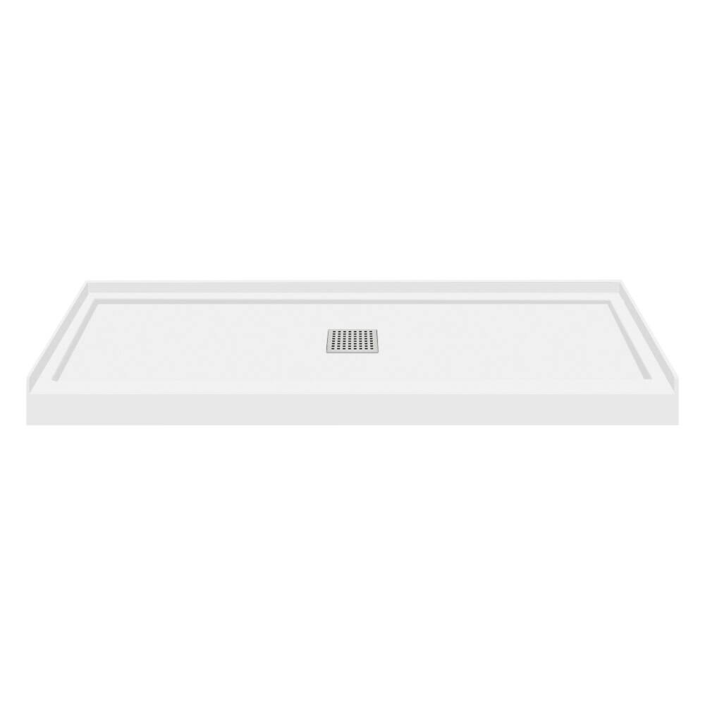 Transolid FL6036C FL-Series 60" x 36" Rectangular Shower Base with