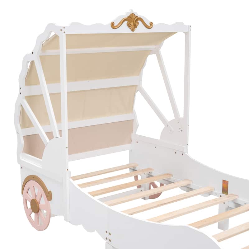 Princess Carriage Bed with Canopy On Sale Bed Bath & Beyond 39651330