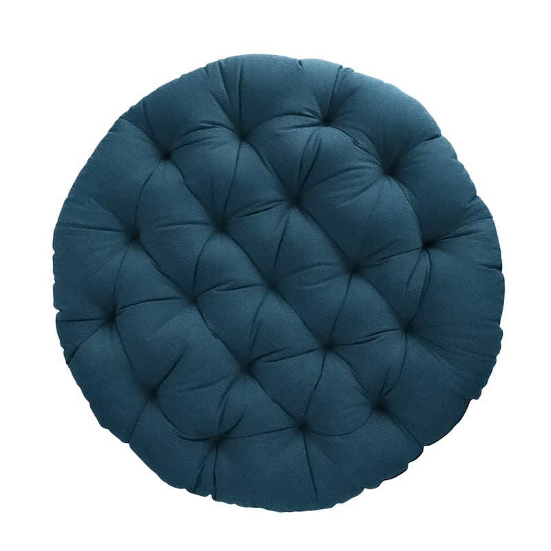 Sorra Home Indoor Suede Round Papasan Cushion