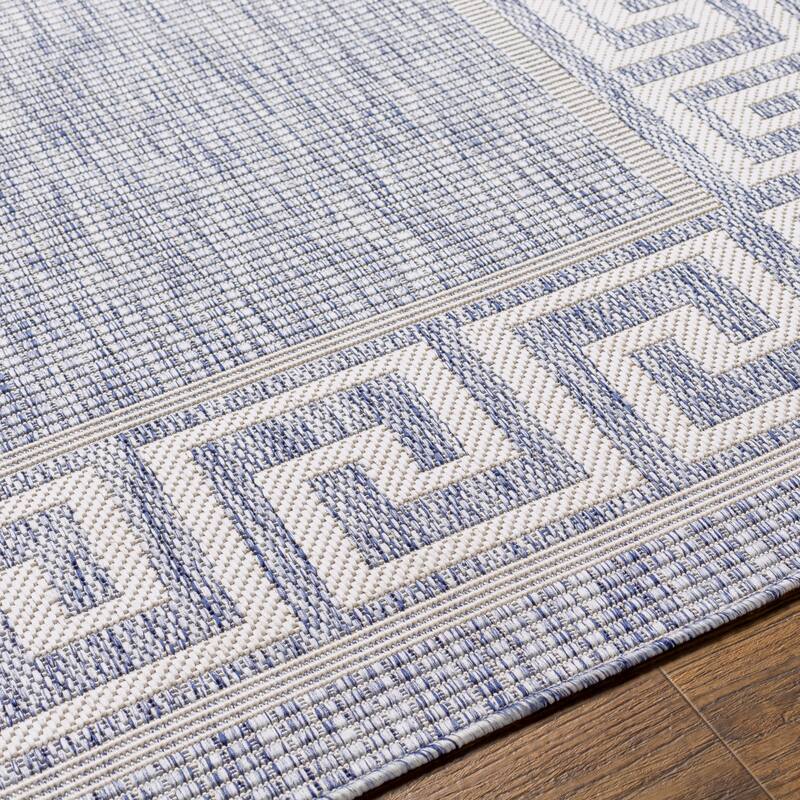 Livabliss Tuareg Greek Border Outdoor Rug