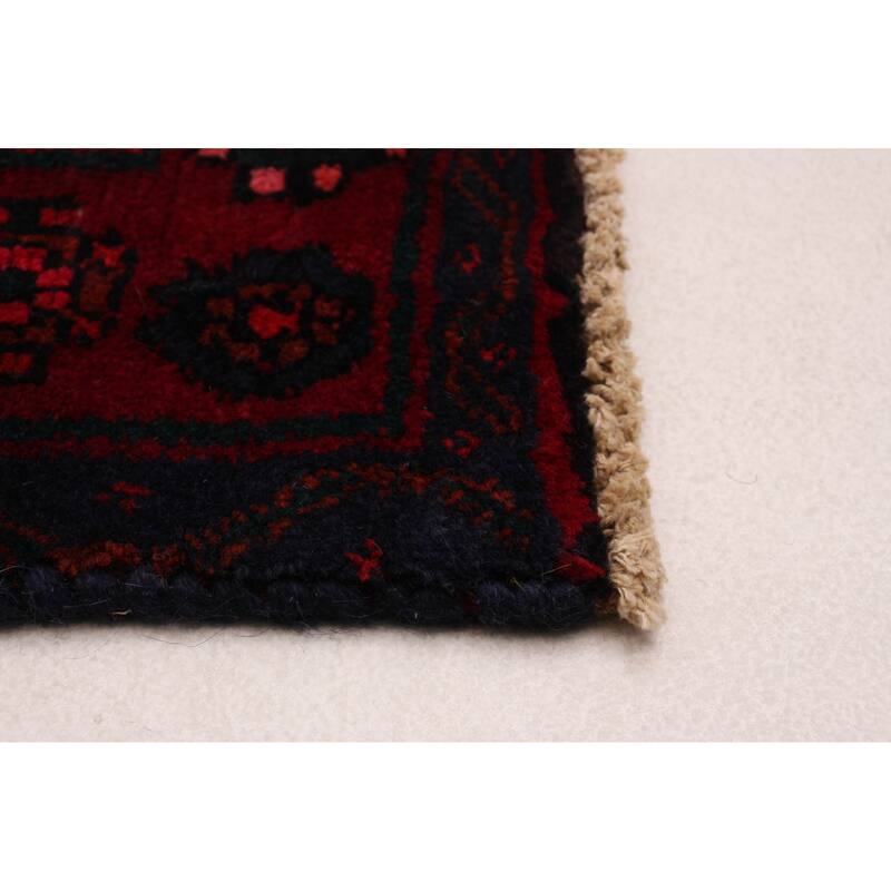 ECARPETGALLERY Hand-knotted Konya Anatolian Black Wool Rug - 4'8 x 11'0